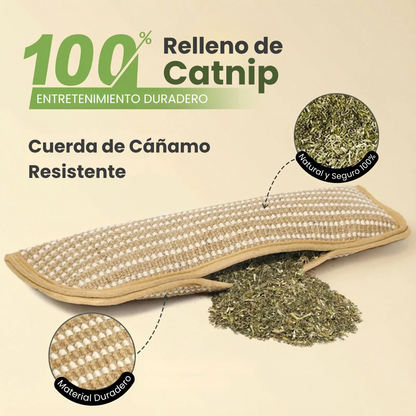 Almohada Rascadora con Catnip