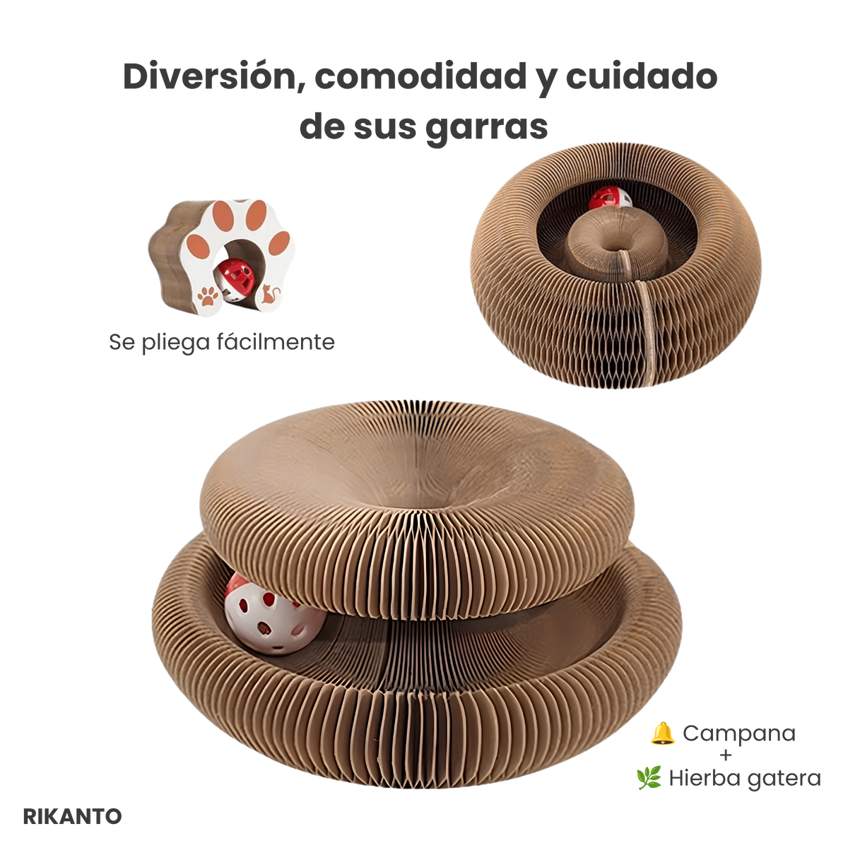 Rascador Interactivo Plegable