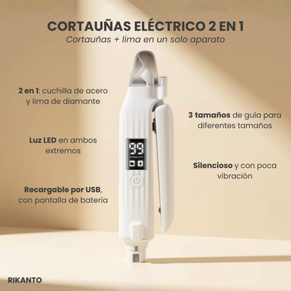 Cortauñas LED 2 en 1
