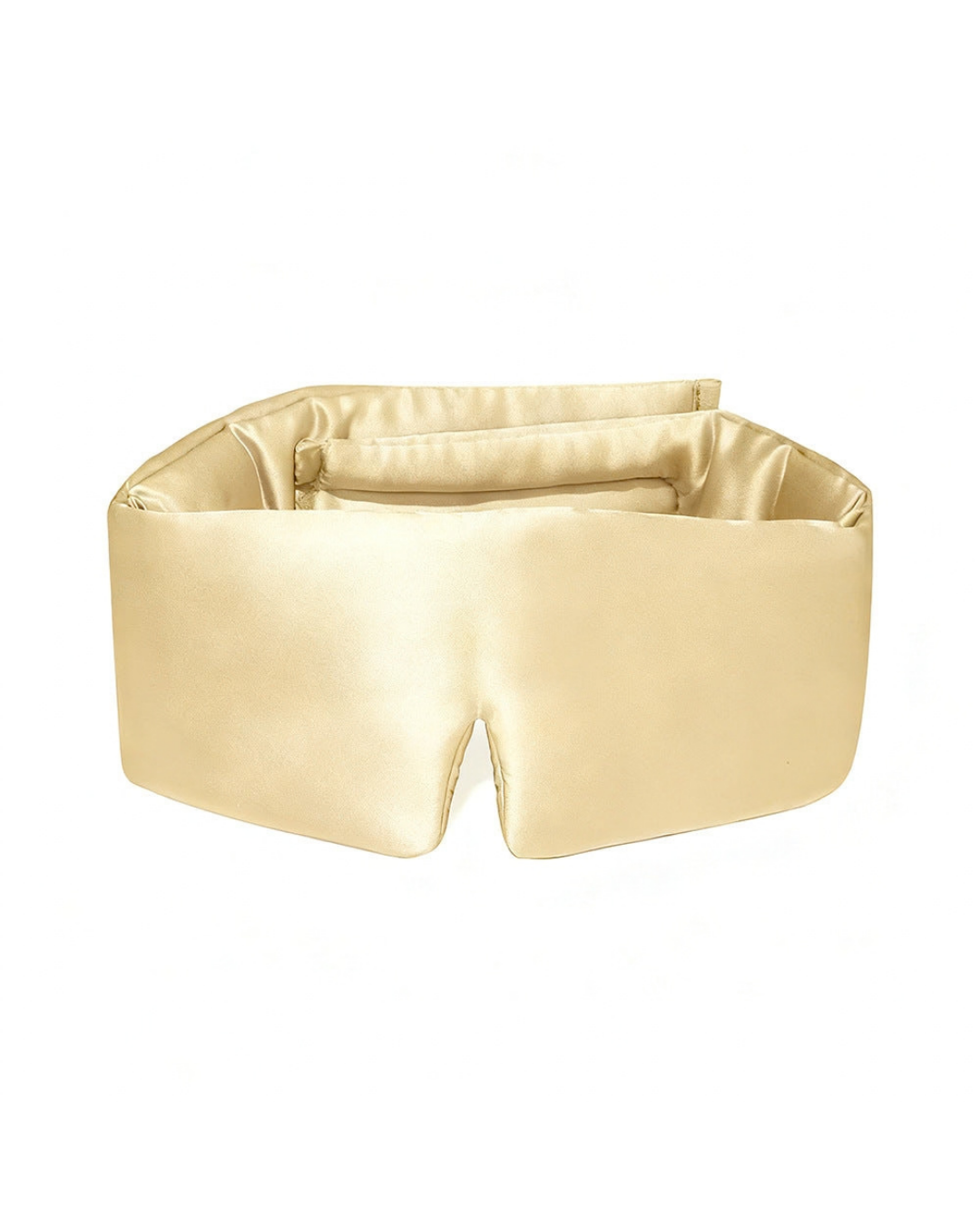 Antifaz de satén Beauty Sleep en color champagne
