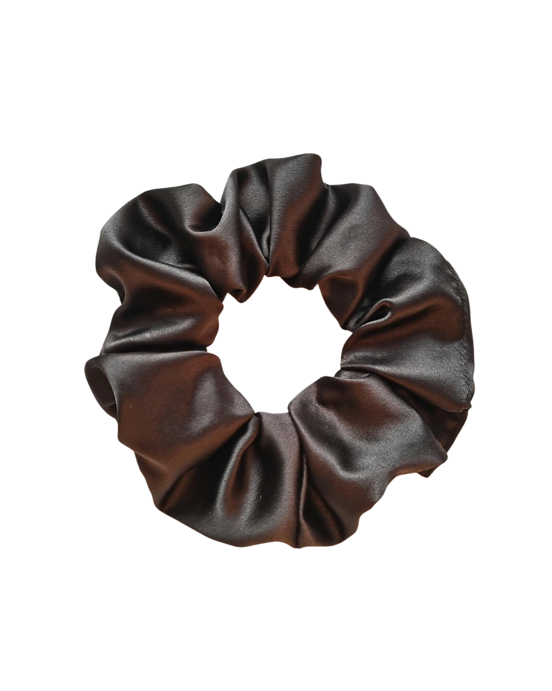 Scrunchie de satén Beauty Sleep en color negro