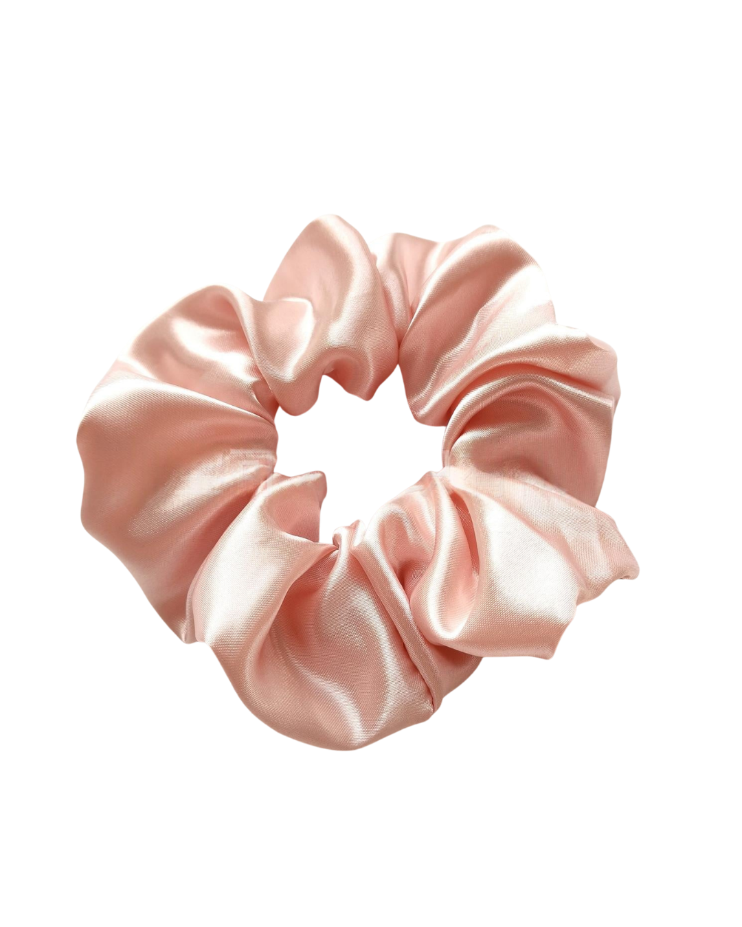 Scrunchie de satén Beauty Sleep en color rosa